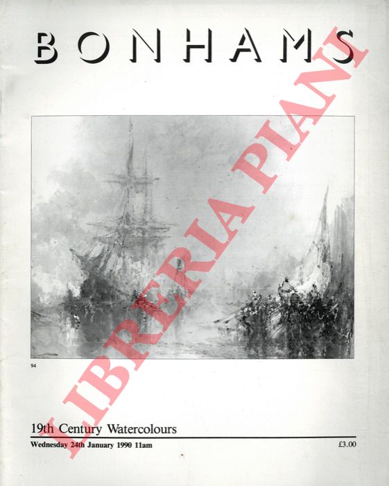 Bonhams - - Watercolours, english, etc.