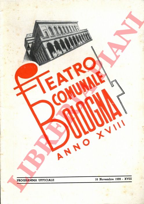 Teatro Comunale di Bologna - - Manon Lescaut. Programma ufficiale.