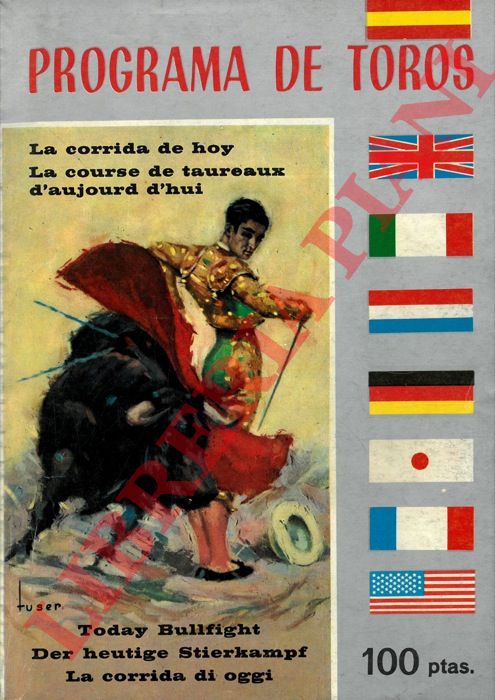 - - Programa de toros.