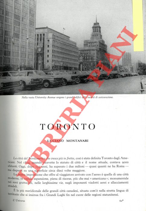 MONTANARI Luciano - - Toronto.