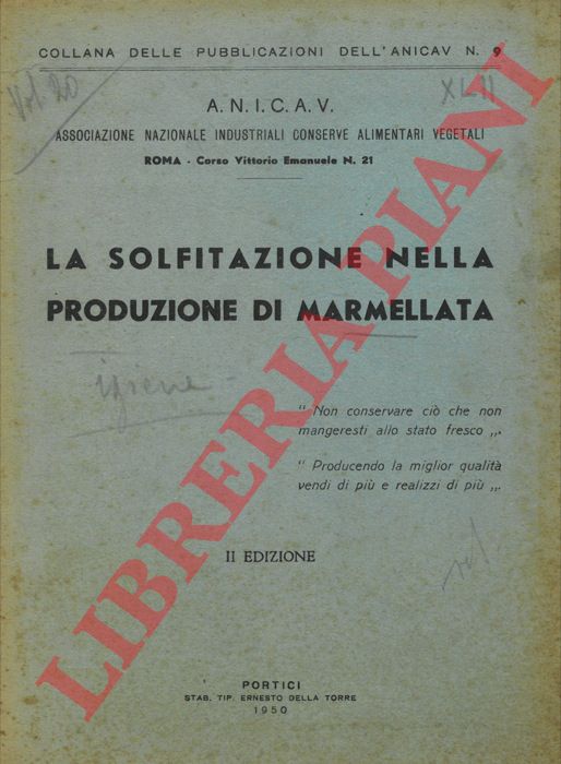 ANICAV - - La solfitazione nella produzione di marmellata.