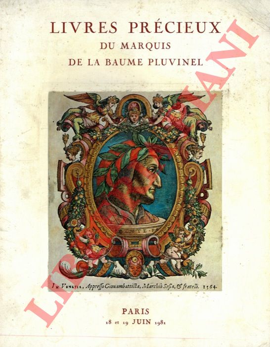 Hotel Drouot - - Livre prcieux du Marquis de la Baume Pluvinel.