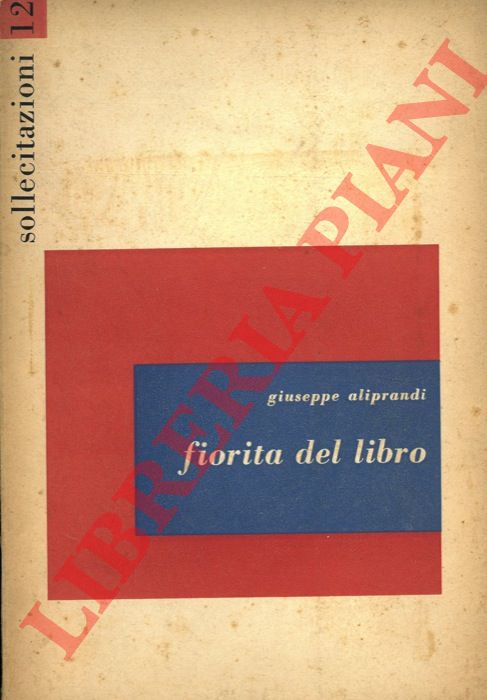 ALIPRANDI Giuseppe - - Fiorita del libro.
