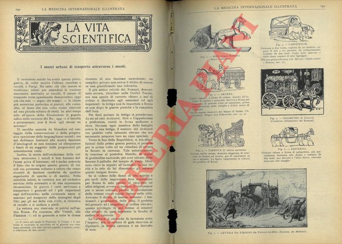 Dott. Rondelet - - I mezzi urbani di trasporto attraverso i secoli.