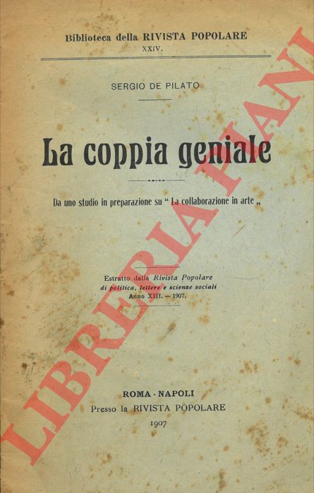 DE PILATO Sergio - - La coppia geniale.