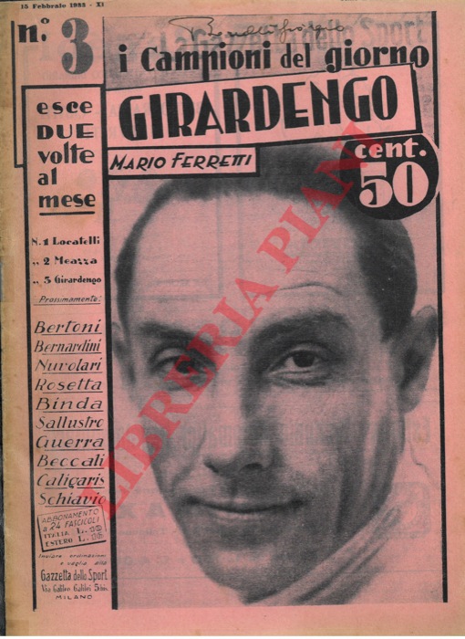 FERRETTI Mario - - Girardengo.