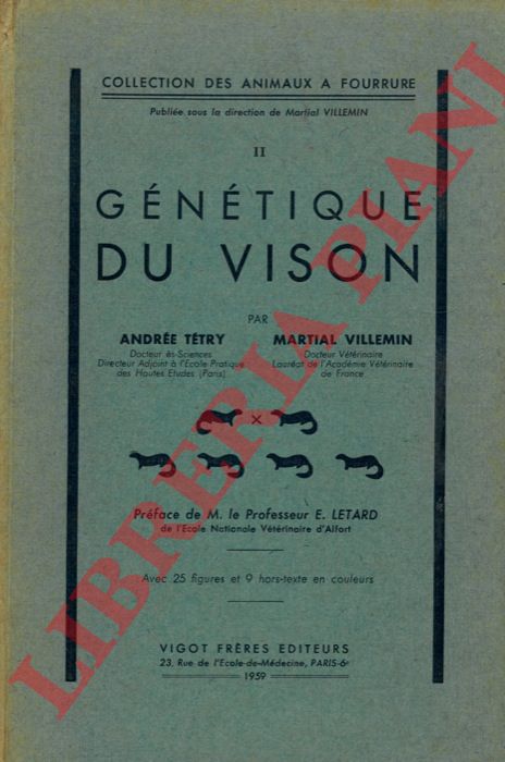 TETRY Andre - VILLEMIN Martial - - Gntique du vison.