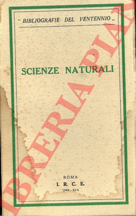 - - Scienze naturali.