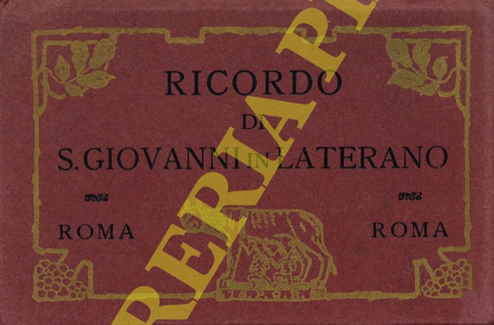 - - Ricordo di S. Giovanni in Laterano.