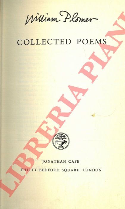 PLOMER William - - Collected Poems.