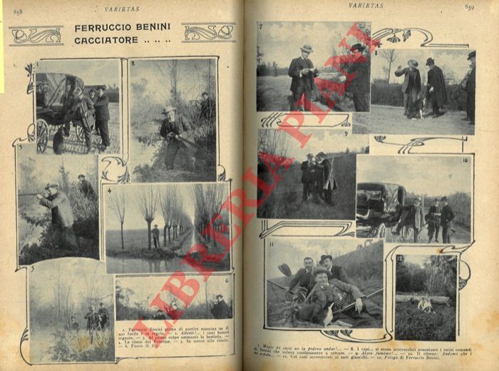 - - Ferruccio Benini cacciatore.