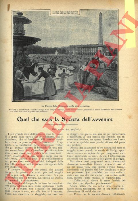 MONTORGUEIL G. - - Quel che sar la Societ dell'avvenire.