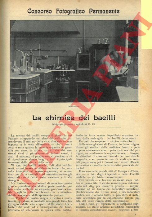 G.C. - - La chimica dei bacilli.
