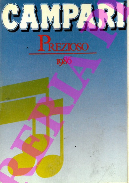 CAMPARI - - Prezioso 1986.