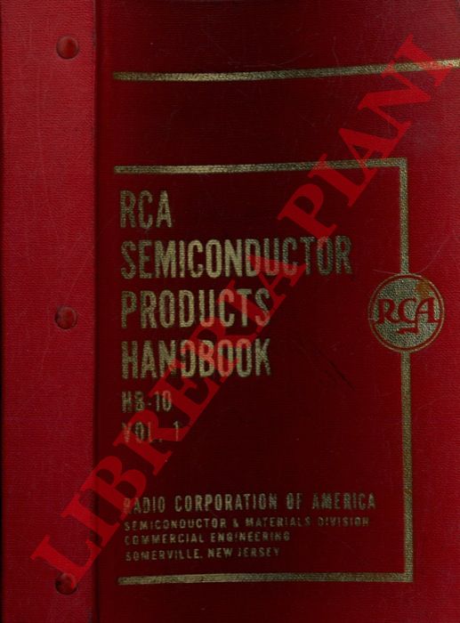 RCA - - Semiconductor Products Handbook. HB-10 Vol. 1