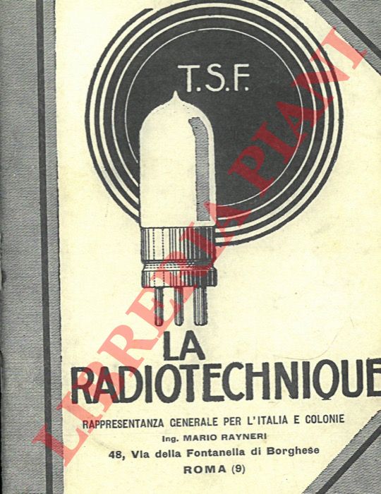 T.S.F. - - La radiotechnique.