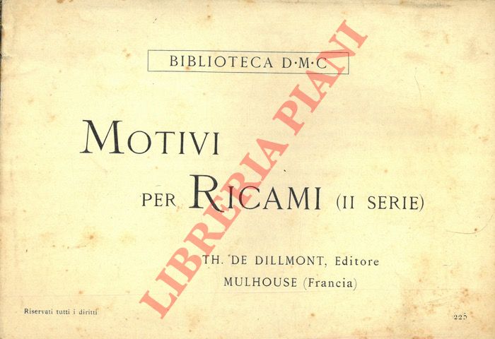 (Biblioteca DMC) - - Motivi per Ricami (II serie) .