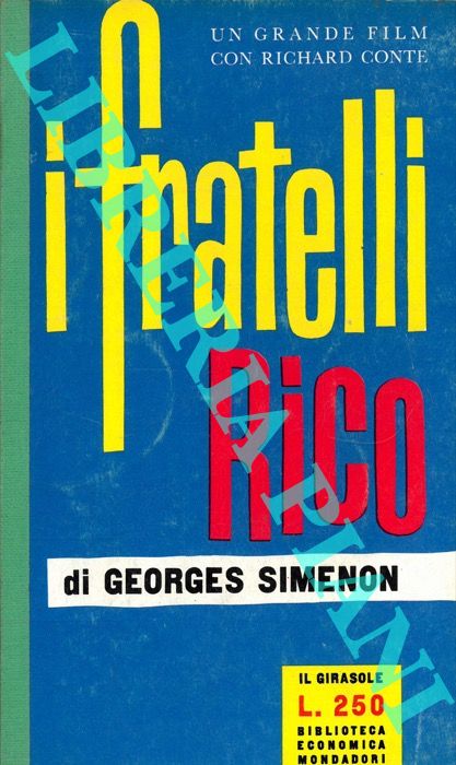 SIMENON Georges - - I fratelli Rico.