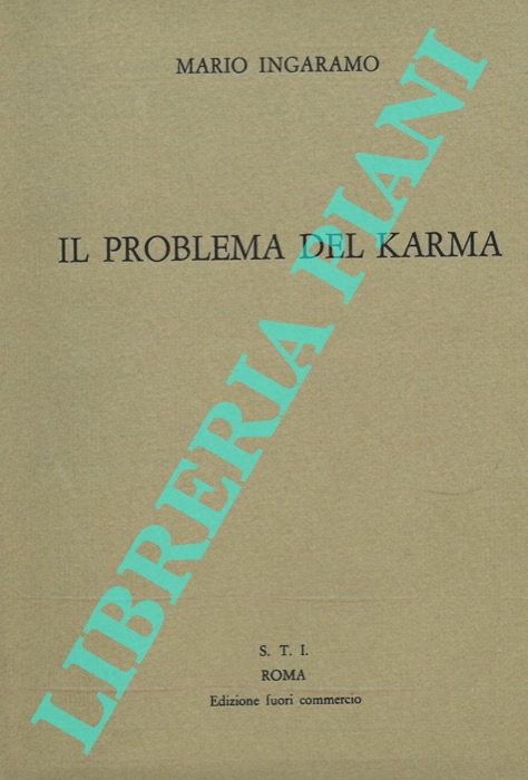 INGARAMO Mario - - Il problema del karma.