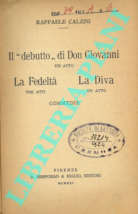CALZINI Raffaele - - Il 