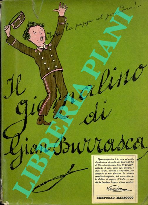 (VAMBA) - - Il giornalino di Gian Burrasca. Rivisto, corretto e completato da Vamba. Cinquantasettesima esizione. Con illustrazioni in nero e a colori.