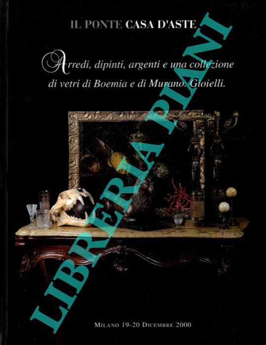 Il Ponte Casa d'Aste - - Arredi, dipinti, argenti e una collezione di vetri di Boemia e di Murano. Gioielli.