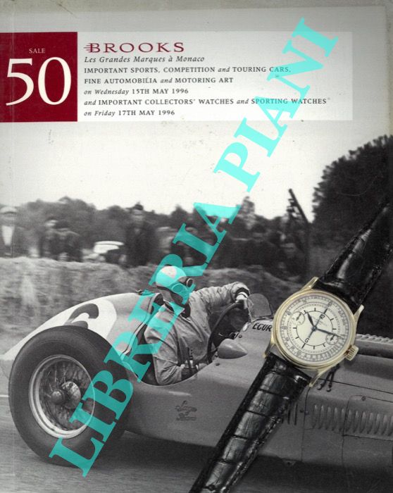Brooks - - Important sports, competition and touring cars, fine automobilia and motoring cars. Important collectors' watches and sporting watches.