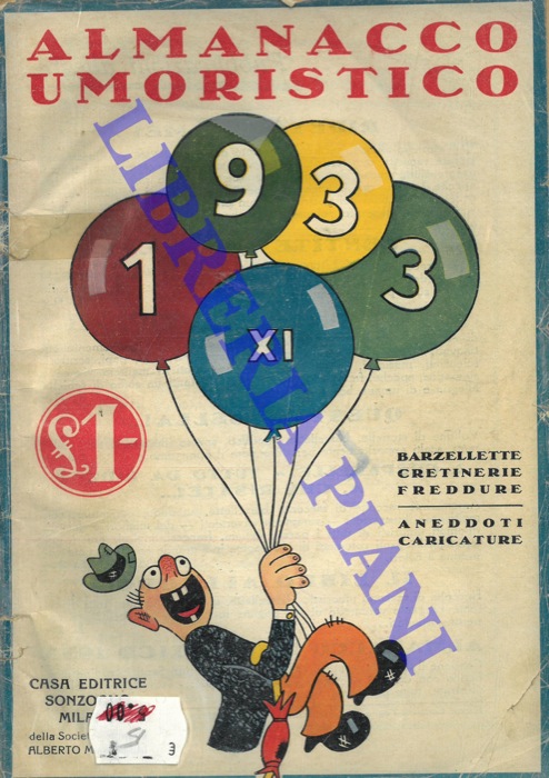 - - Almanacco Umoristico 1933. XI.