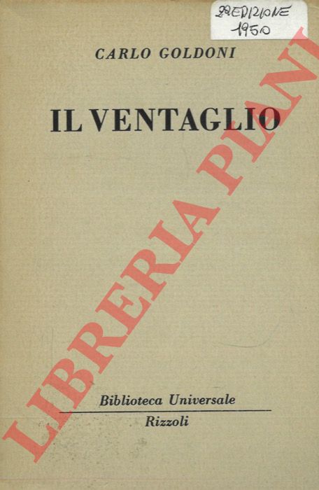 GOLDONI Carlo - - Il ventaglio.