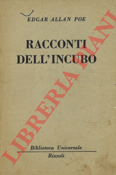 POE Edgar Allan - - Racconti dell'incubo.