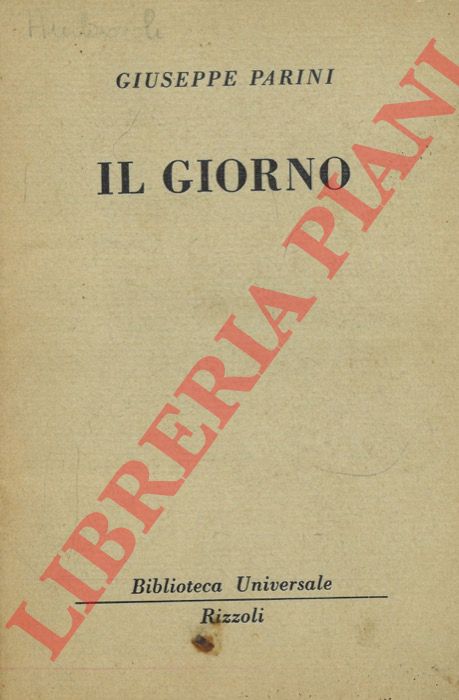 PARINI Giuseppe - - Il giorno.
