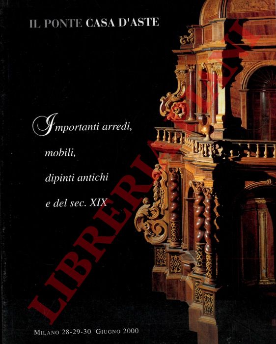 - - Importanti arredi, mobili, dipinti antichi e del sec. XIX, tappeti e porcellane orientali ed europee.