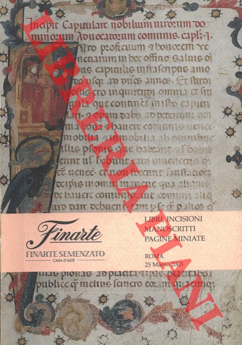 - - Libri, incisioni, manoscritti e pagine miniate.