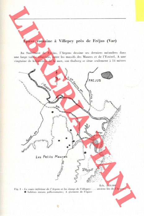 BOYER Raymond - FEVRIER Paul Albert - - Epave romaine  Villepey prs de Frjus (Var) .