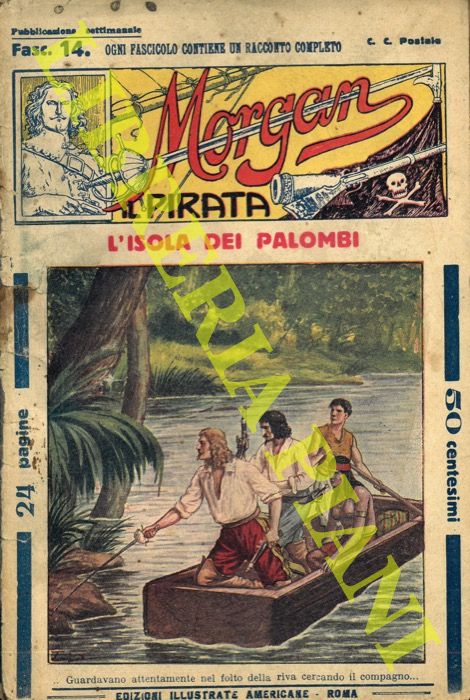 - - Morgan il pirata. Centesimi 50.