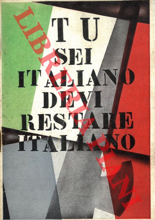 - - Tu sei italiano devi restare italiano.