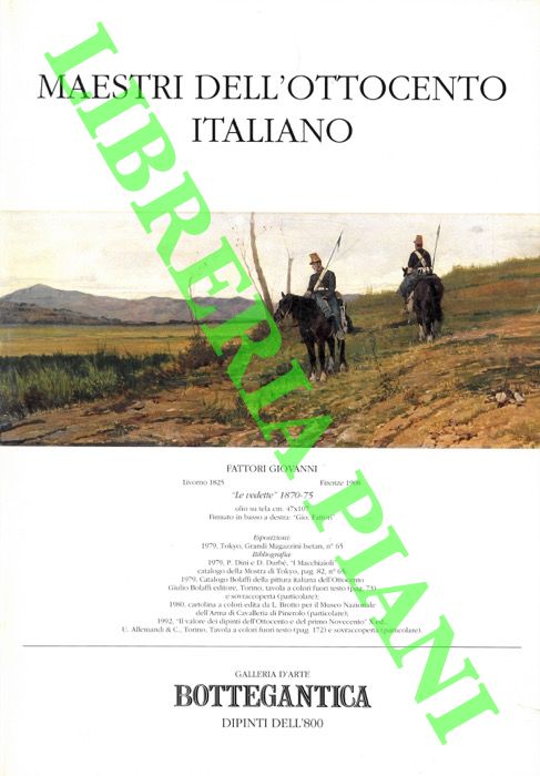 - - Maestri dell'Ottocento italiano.