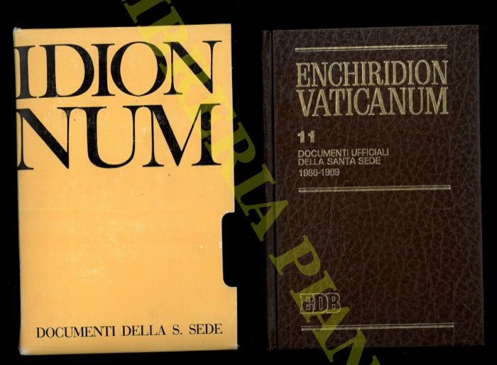 - - Enchiridion Vaticanum. 11. Documenti ufficiali della Santa Sede 1988-1989.