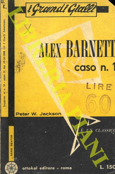 JACKSON Peter W. - - Alex Barnett. Caso n. 1.
