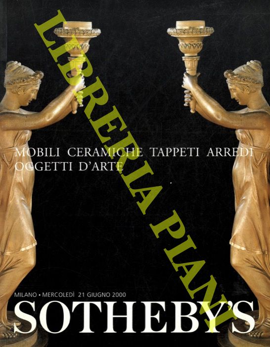 Sotheby's - - Mobili ceramiche tappeti arredi oggetti d'arte.