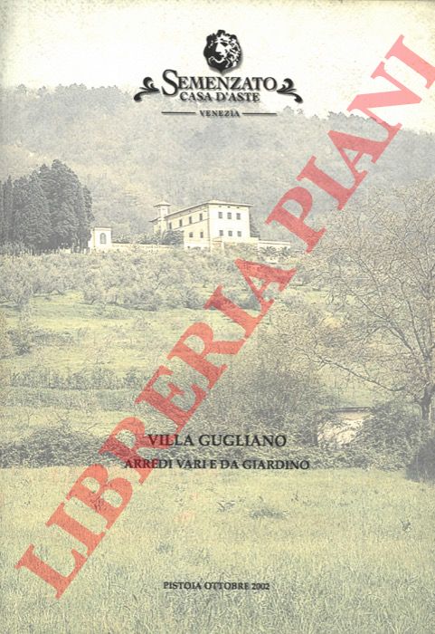 Semenzato. Casa d'Aste. Venezia - - Villa Gugliano. Arredi vari e da giardino.