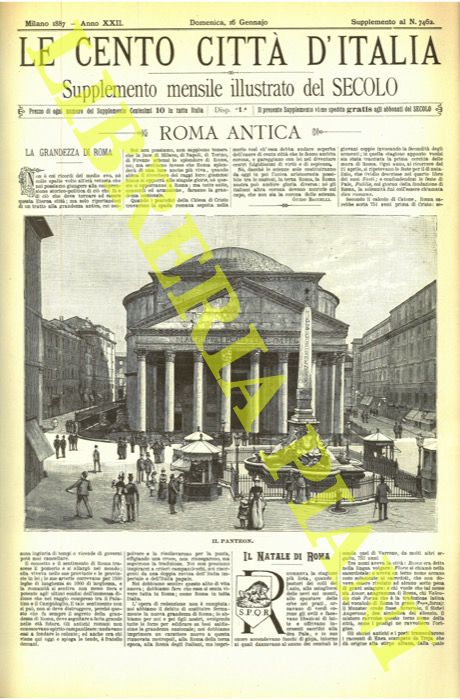 - - Le Cento Citt d'Italia. Supplementi mensili illustrati de 