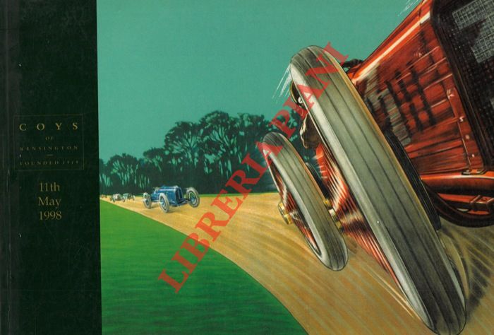 - - Fine Motor Cars at Chiswick House. Chiswick, London W4. Monday, 11th May, 1998 at 7.00 pm.