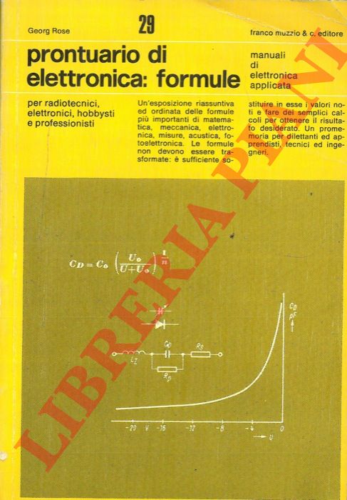 ROSE Georg - - Prontuario di elettonica: formule.