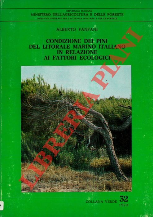 FANFANI Alberto - - Condizioni dei pini del litorale marino italiano in relazione ai fattori ecologici.