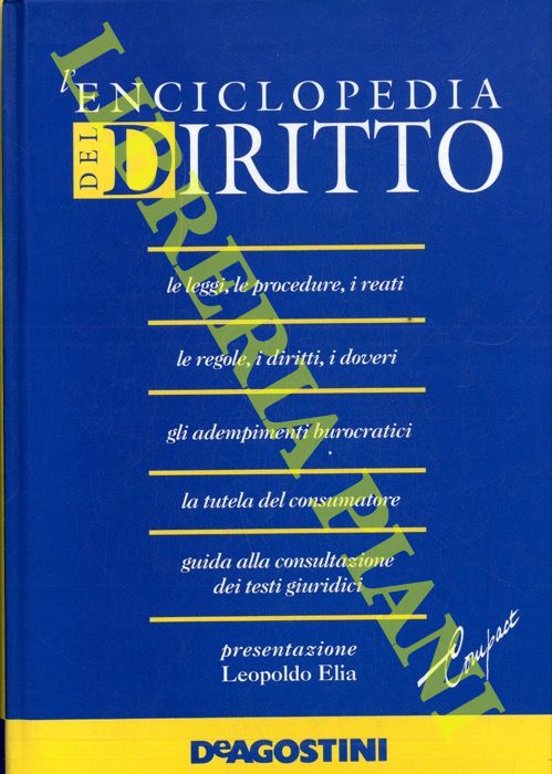 - - L'enciclopedia del diritto.