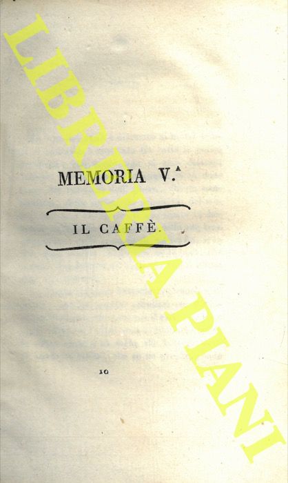 MOLINA Gioan-Ignazio - - Il caff.
