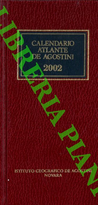 - - Calendario Atlante De Agostini. 2002, Anno 98.
