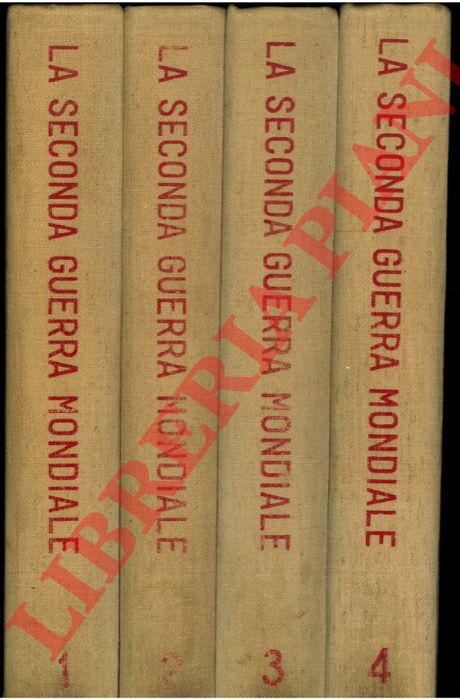 BIAGI Enzo - - La Seconda Guerra Mondiale. 1. La Wehrmach all'attacco. 2. Da Pearl Harbour a Yalta. 3. La lunga marcia su berlino. 4. Diario degli ultimi cento giorni.