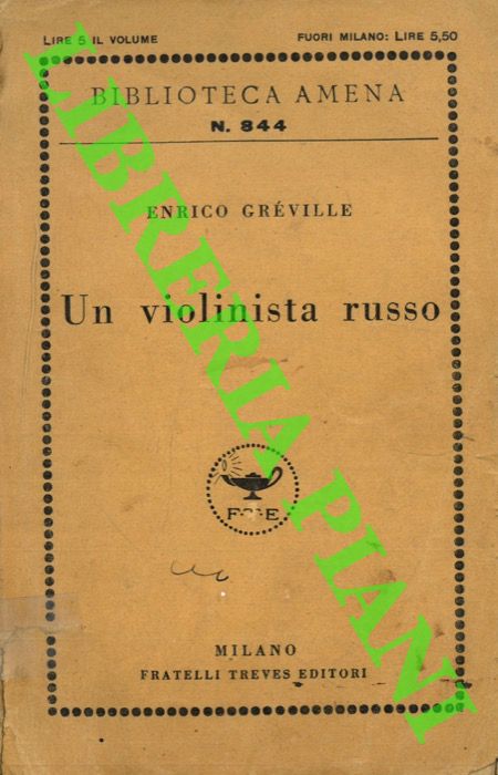 GREVILLE Enrico - - Un violinista russo.